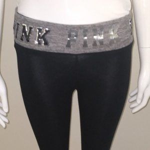 New VS PINK Yoga Cropped Leggings, Size XS